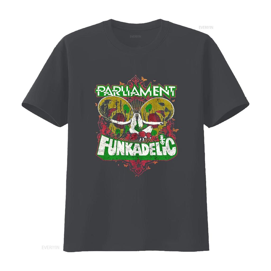 Parliaunisext Funkadelic T Shirt Black Vintage Washed Stylish Comfortable Unisex Graphic Designer Clothes Slightly Versatile