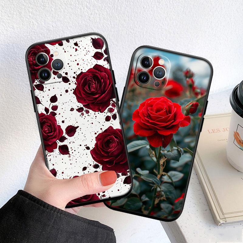 Beautiful Roses Flower Phone Case for Motorola Moto Edge Plus G54 E14 G04S G45 G54 G64S30 S50 X30 X40 X50 Ultra Pro Power