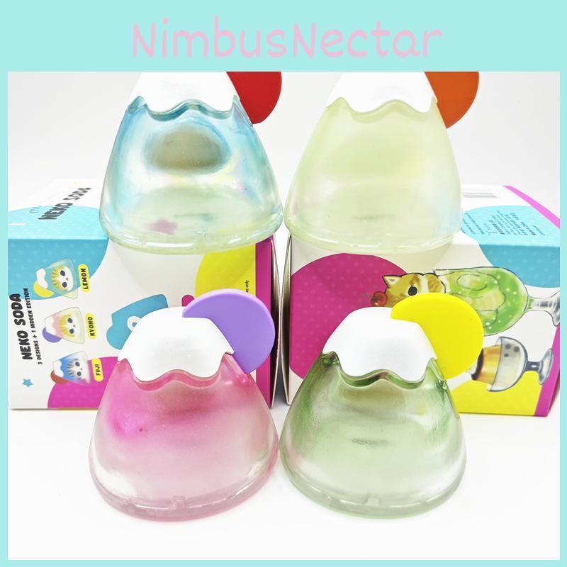 Cute Cat Fortune Sand Fuji Mountain Daruma Jelly Pudding Blind Box Toy Collection