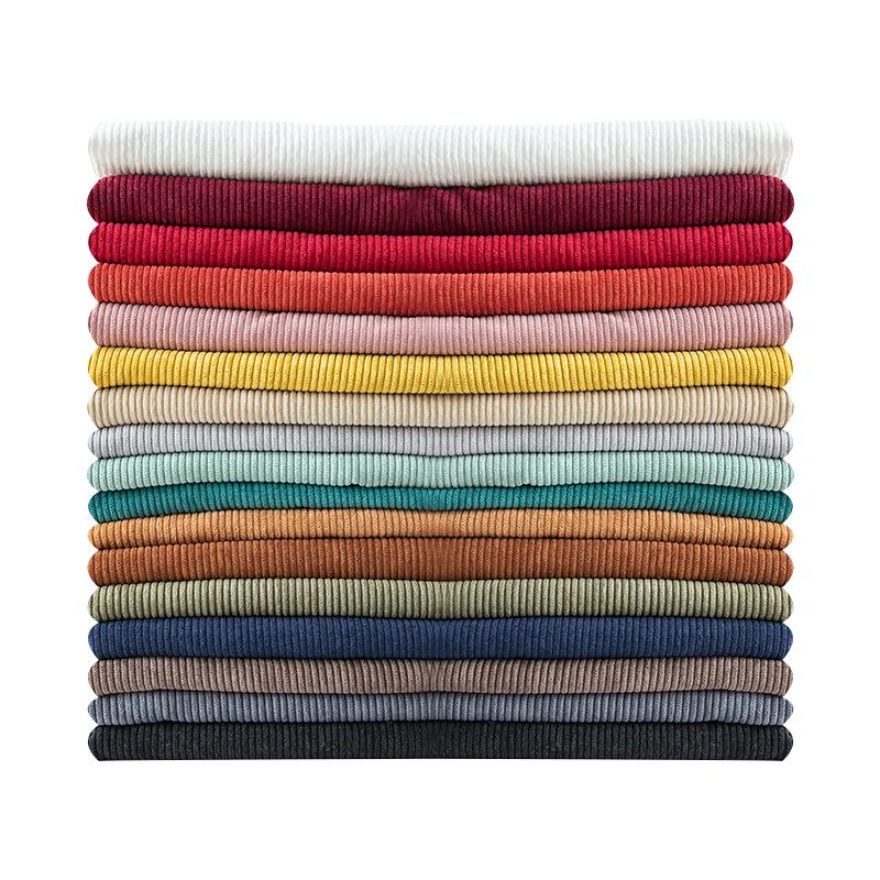 Corduroy 8-Wale Non-Stretch Fabric for Shirts, Jackets, Sofa Covers, Cotton Pants, and Toys.