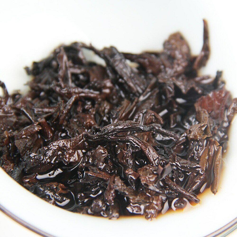 2008 Shu Pu-erh Tea Palace și farmecul timpului Qi Zi Bing Ripe Puer Tea 357g