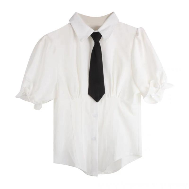 

2024 Лето Маленький Женский Супер Фея Пышная Юбка и Рубашка JK Униформы с Коротким Рукавом L