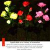 5-Pack Solar Rose Lights, Realistic LED Flowers, Waterproof Outdoor Solar Garden Lights for Yard Patio Lawn Decor