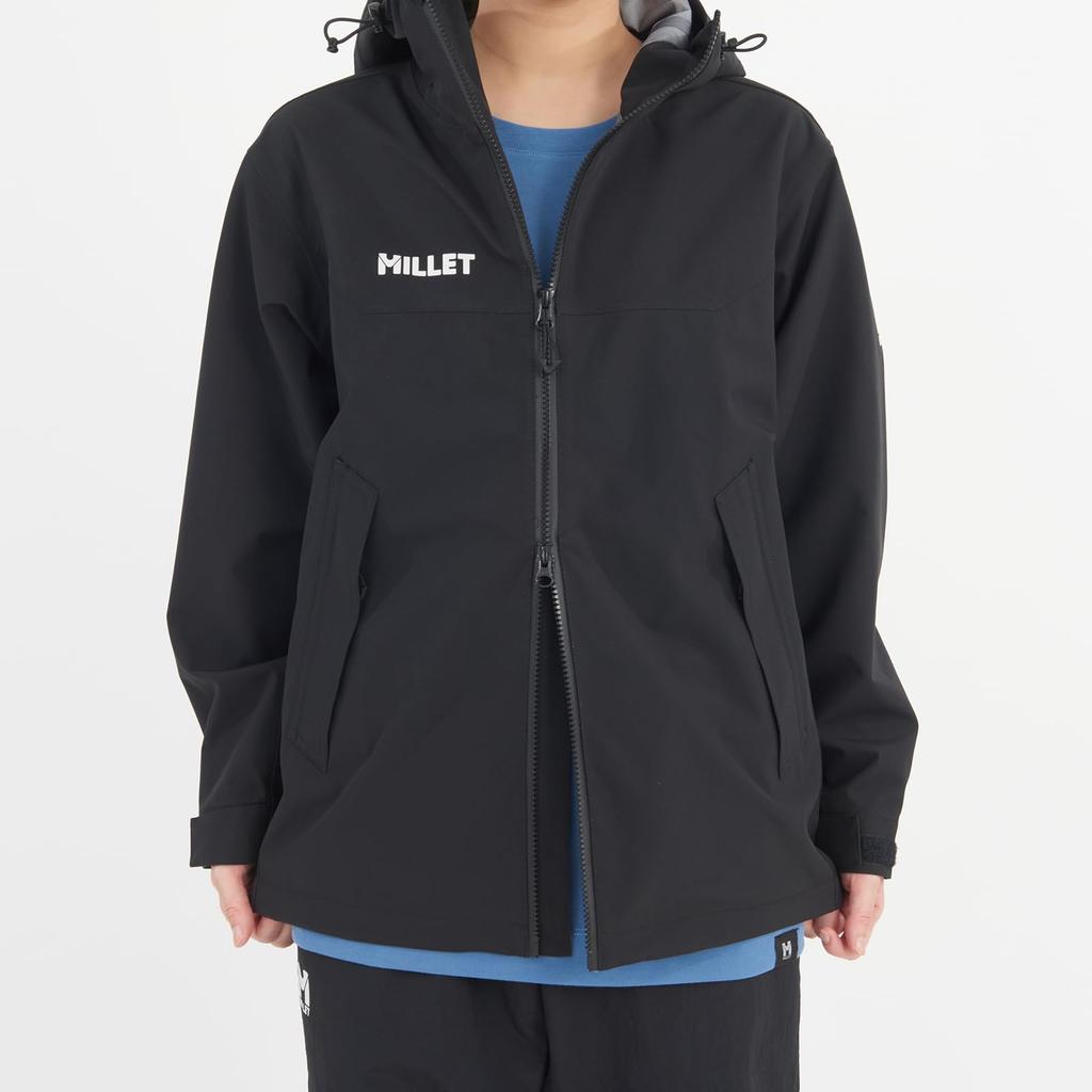 MILLET Tempete Waterproof Breathable Jacket - Black-Noir (New Logo) Japan Size XL