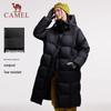 Camel Damen Mittellange Puffer-Daunenjacke