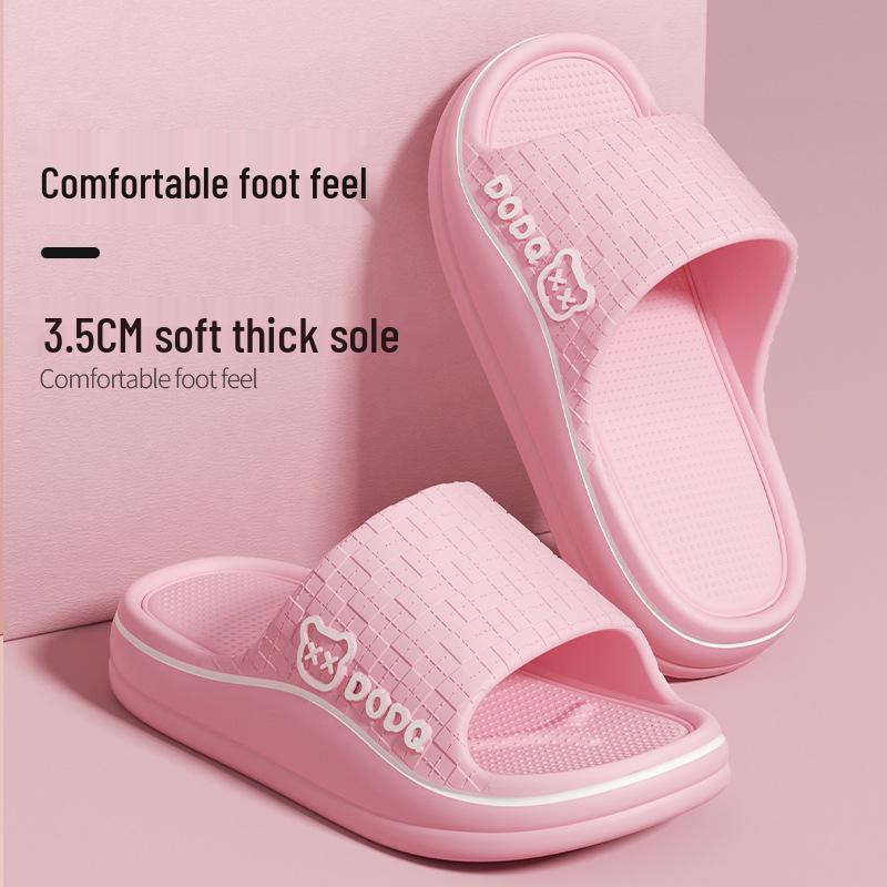 

2025 New Anti-Slip Slippers for Pregnant Women: Summer Indoor/Outdoor, Anti-Odor, Bathing Cool Wear 38-39 рожевий