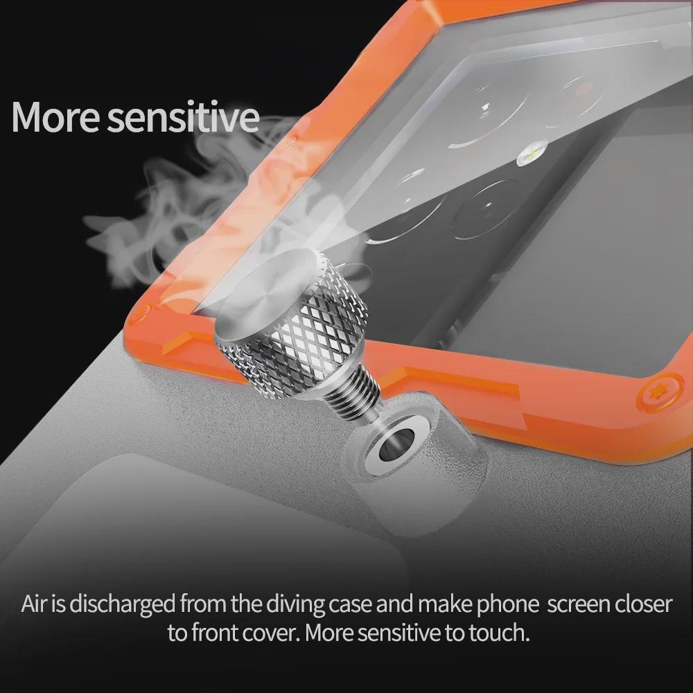 Huawei Mate50 Pro Waterproof Diving Case - 15m Underwater Photo & Video Protection