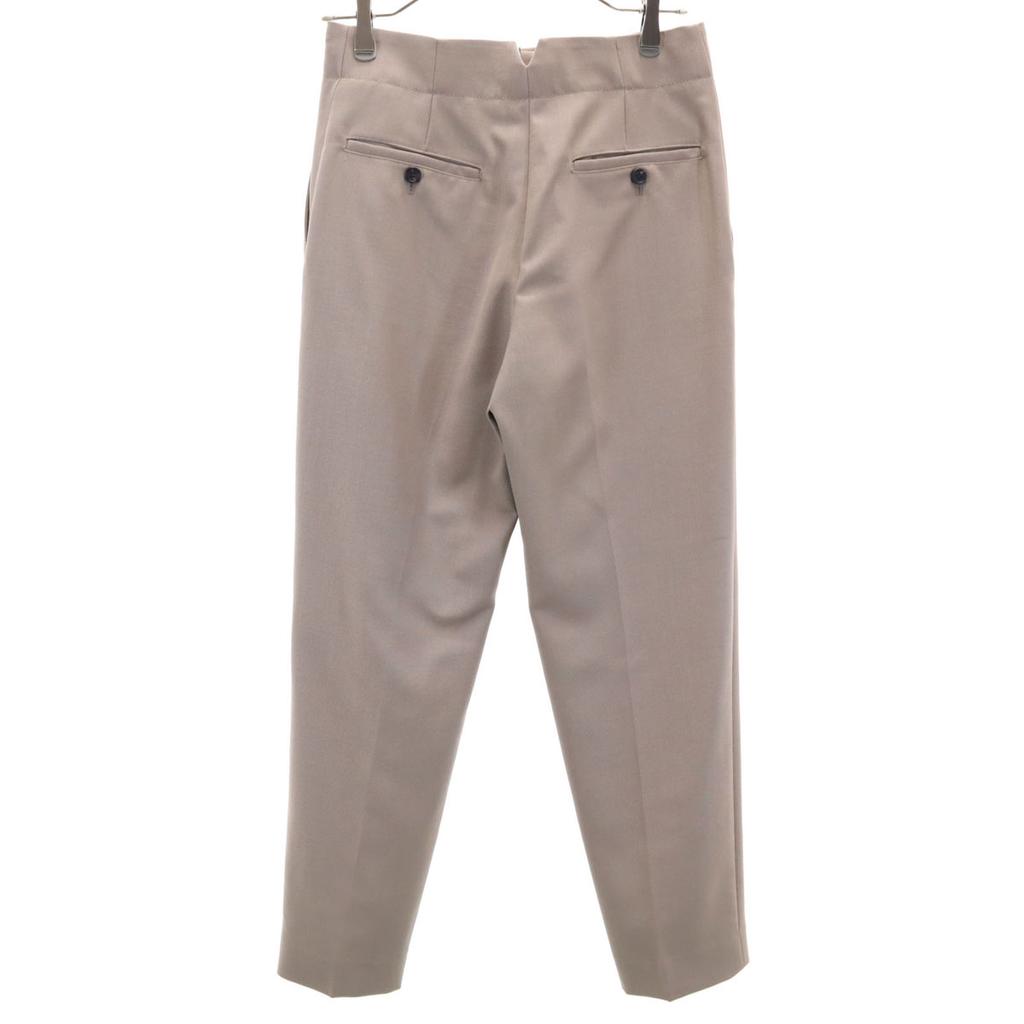 Unused Ebure Made In Japan Wool Tapered Pants 38 Beige Women Used