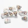 10 Pcs Craft Wood Beads Halloween Beads Polished Round Beads for Jewelry Making