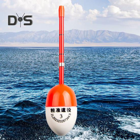 Long Casting Electronic Fishing Float Lightweight High Visibility Buoyancy Ball Buoy Bobber Float with Long Tail Saltwater Freshwater Fishing