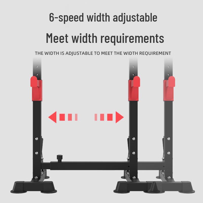 Longchan Adjustable Home Squat and Bench Press Rack