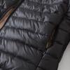 Women's Mid Length Autumn and Winter Plush Warm and Slim Fitting Cotton Jacket, Women's Oversized Casual Hooded Jacket