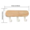 Hat Scarf Storage Organizer Wood Key Holder Strong Key Ring Rack Phone Hooks Clerk Housekeeper Decorative Wall Mounted Hangers
