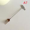 Cute Paintings Cat 304 Stainless Steel Spoon Hollow For Coffee Tea Dessert Spoon Kitchen Tableware Gifts For Students Children