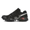 Salomon Speedcross 3 Outdoor Sports Fabric Synthetic Leather Low Top Running Shoes Unisex Running Shoes Black 410855