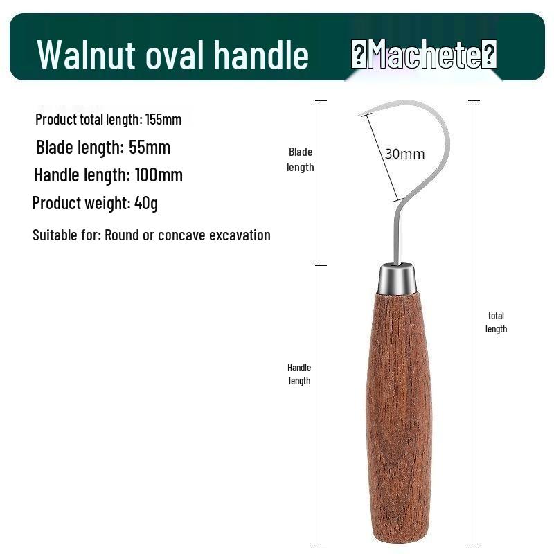 Set Profesional de Cuțite pentru Sculptură în Lemn: Include unelte pentru cioplire, cu curbură și pentru sculptarea lingurilor