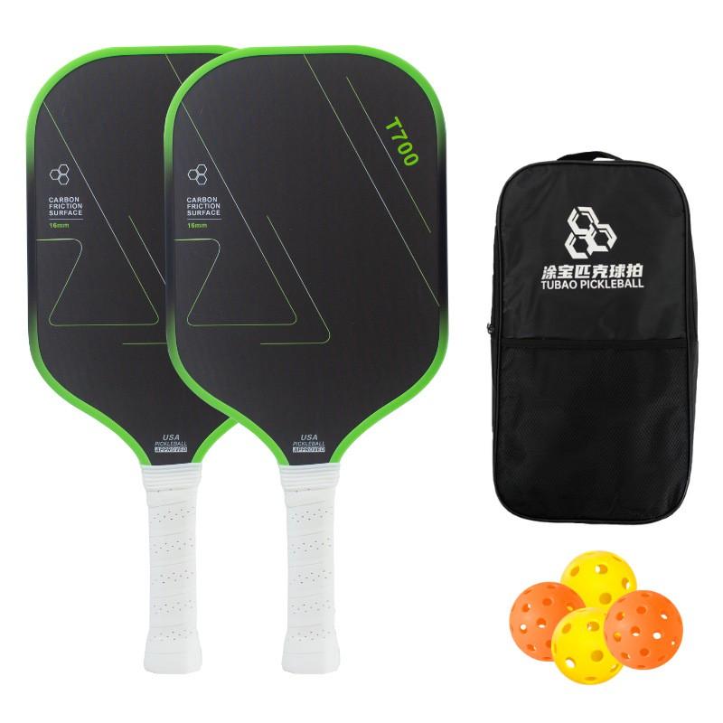 Carbon Fiber Pickleball Paddle T700 Textured Matte Finish Pro Performance Outdoor Sport Racket