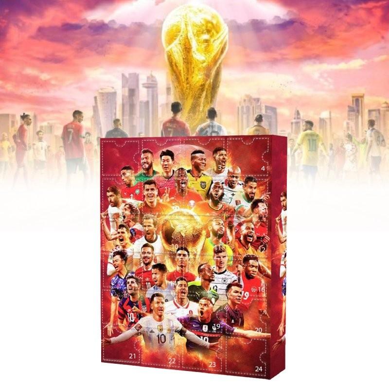 Exciting World Cup Advent Calendar Festive Pvc Design For Holiday Cheer And Countdown