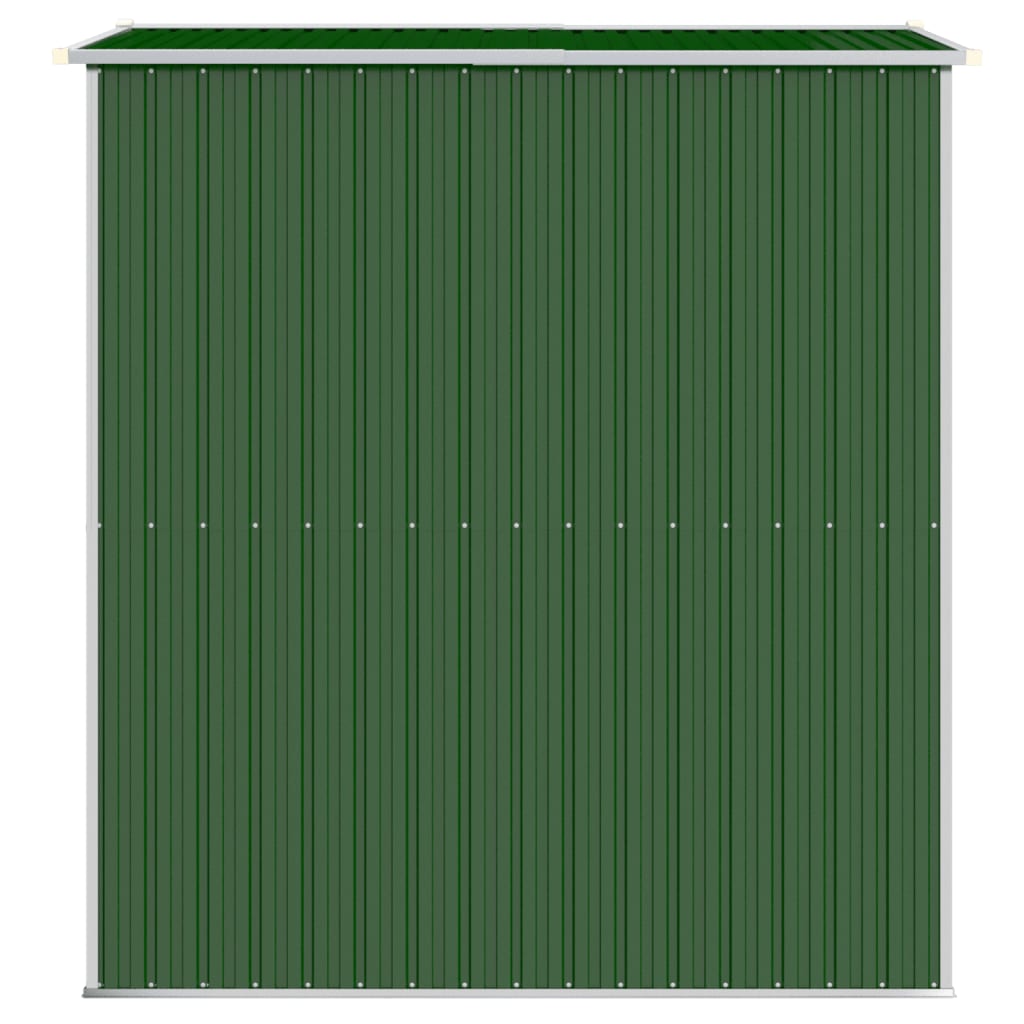 Vidaxl Garden Shed, Green, 192X191X223 Cm, Galvanized Steel