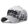 Spring and Summer Versatile Baseball Cap, Fashionable Printed Paint Dot Sun Protection Hat, Unisex Couple Hat