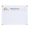Acrylic Weekly Planner Magnetic Erasable Transparent Weekly Planning Board for Refrigerator
