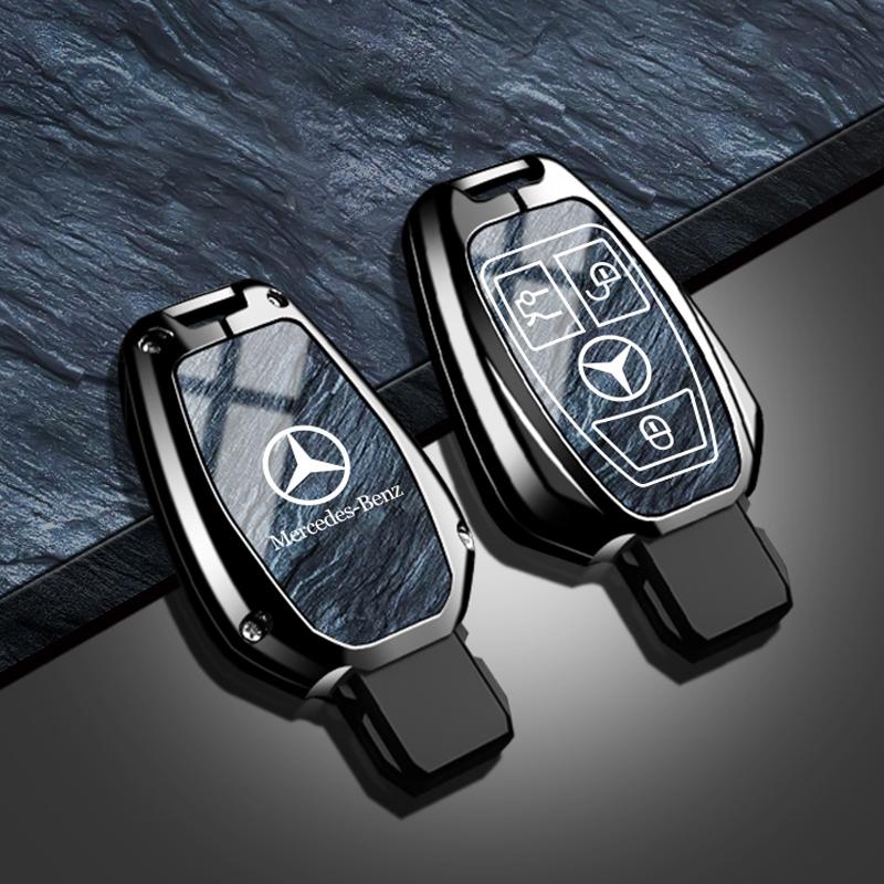 Zinc Alloy Car Key Protector Key Case Cover Shell For Mercedes Benz B C E Class GLS GLA GLK GLC CLA AMG W204 W205 W212 W463 W176