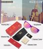 SHEEN KELLY Oversized Polarized Fitted Sunglasses for Men and Women TR90 Mirrored Overglasses Cat Eye Driver Goggles