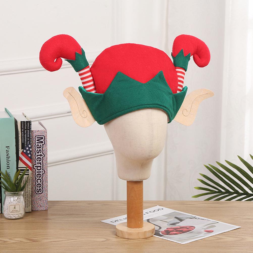 Christmas Hat One Size Fits Most Costume Accessory For Men Women Xmas Party Photo Prop Stage Performance Decor