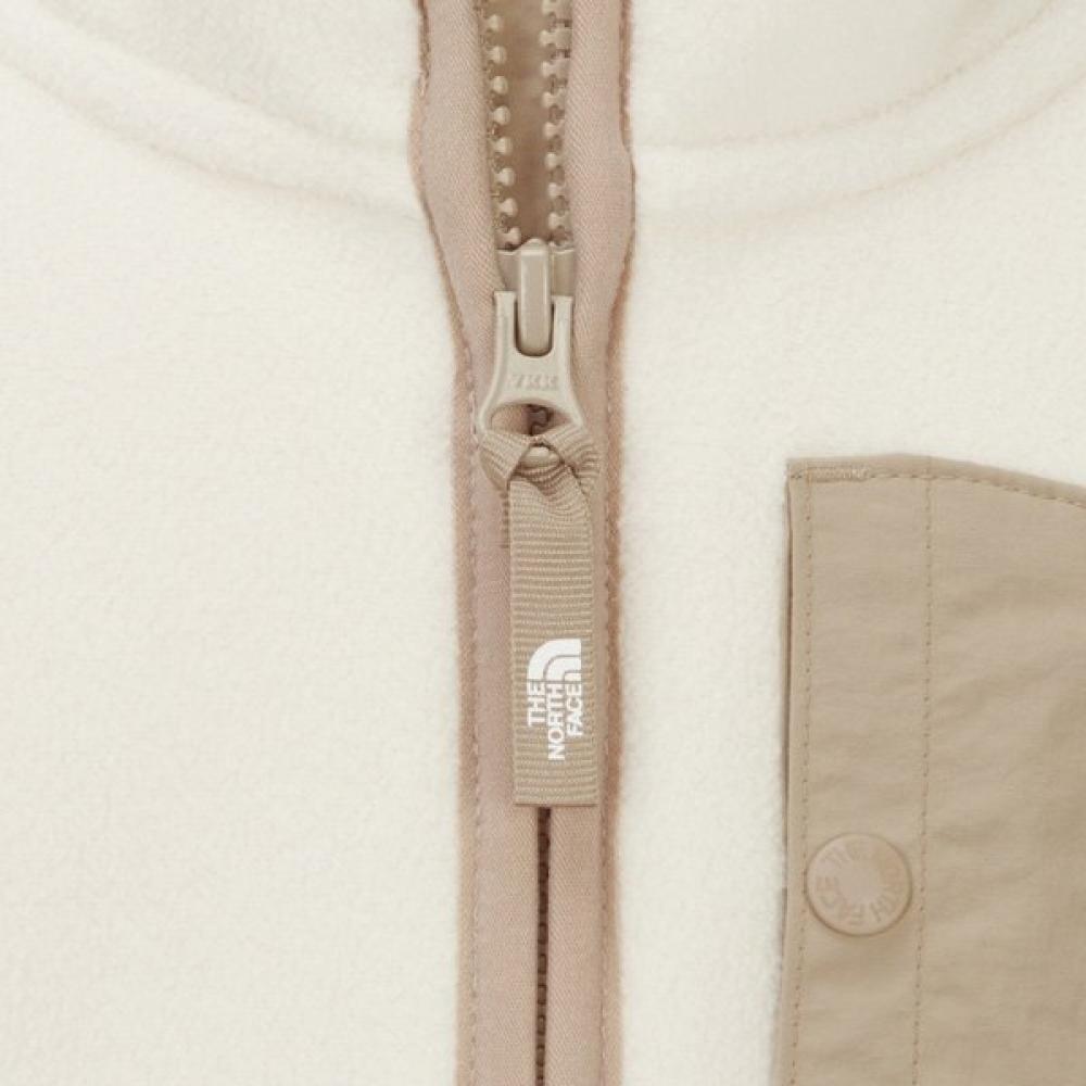 The North Face Kids Campout Fleece Jacket Cream Beige Nj4fr50t