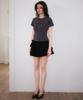 ROSEFRANTZ Lovely Flare Cancan Mini Skirt [Black]