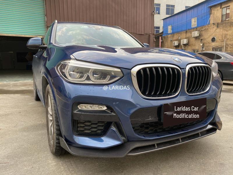 BMW X3 G01 M Sport Carbon Fiber Body Kit: Front Lip, Rear Diffuser, Bumper Lip Accessories