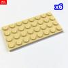 Non-Toxic Moc Bricks Plate 4X4 4X6 4X8 4X10 4X12 3031 3022 3035 3030 3029 Children Toy Building Blocks Assembles Birthday Gift