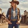 Fashion Luxury Design Western Cowboy Belt Trendy Brand Retro Embossed Horse Buckle Belt Vintage Jeans Pants Belt For Women Man