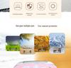 Blue Rain Cartoon Car Snow Shield: Frost & Anti-snow Windshield Protector with Tulip & Little Rabbit Design