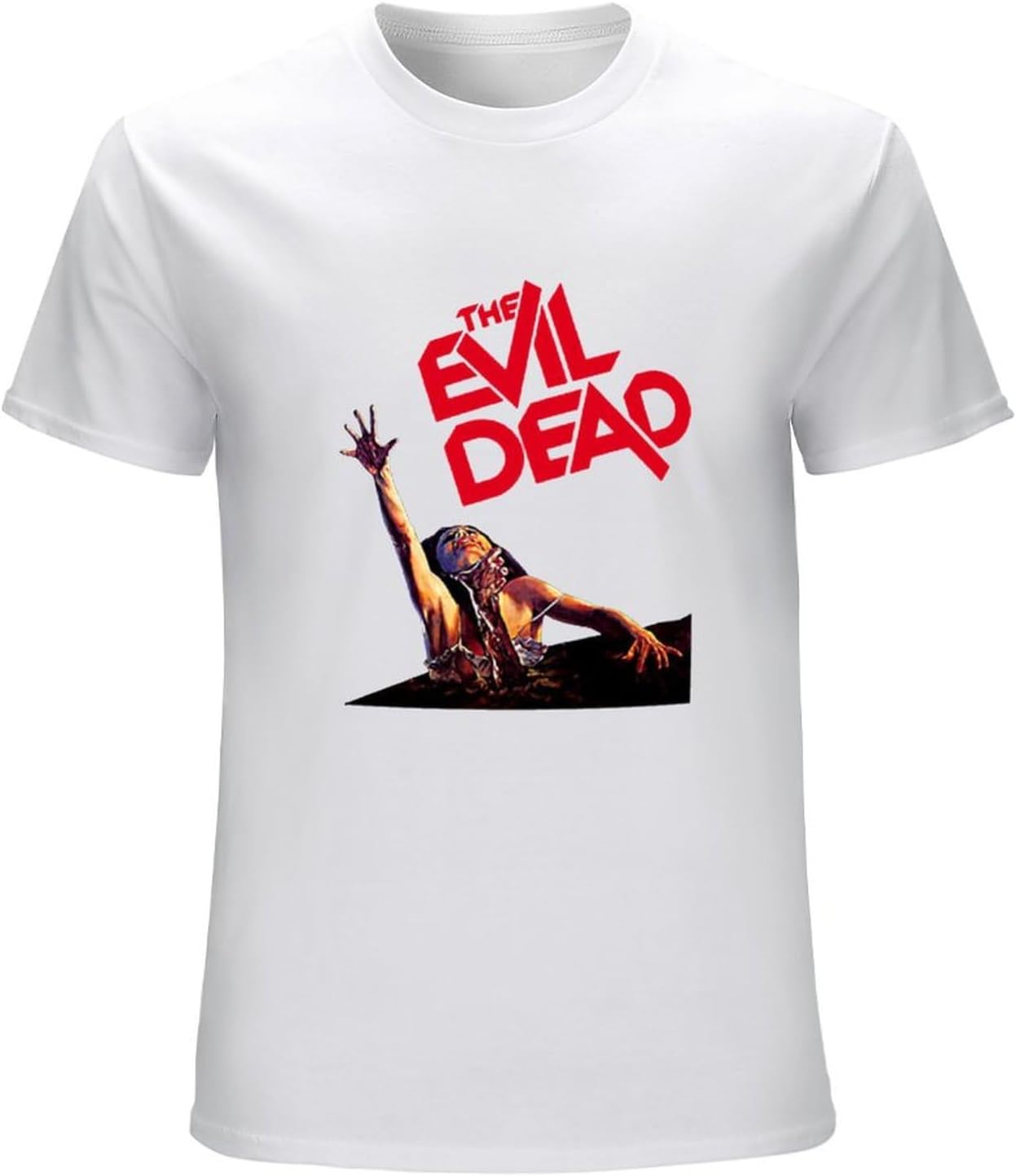 The Evil Dead Horror Movie Halloween Black T Shirt 3XL белый