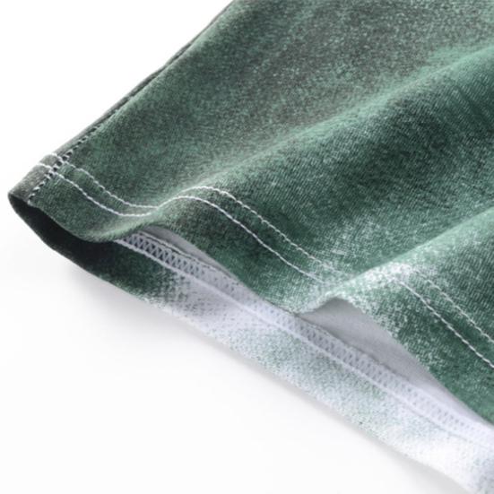 Herren-Boxerunterwäsche, mittelhoher Schnitt, Imitation von Jeans mit 3D-Druck, Shorts, Slips, elastische Wraps, U-konvexe Höschen