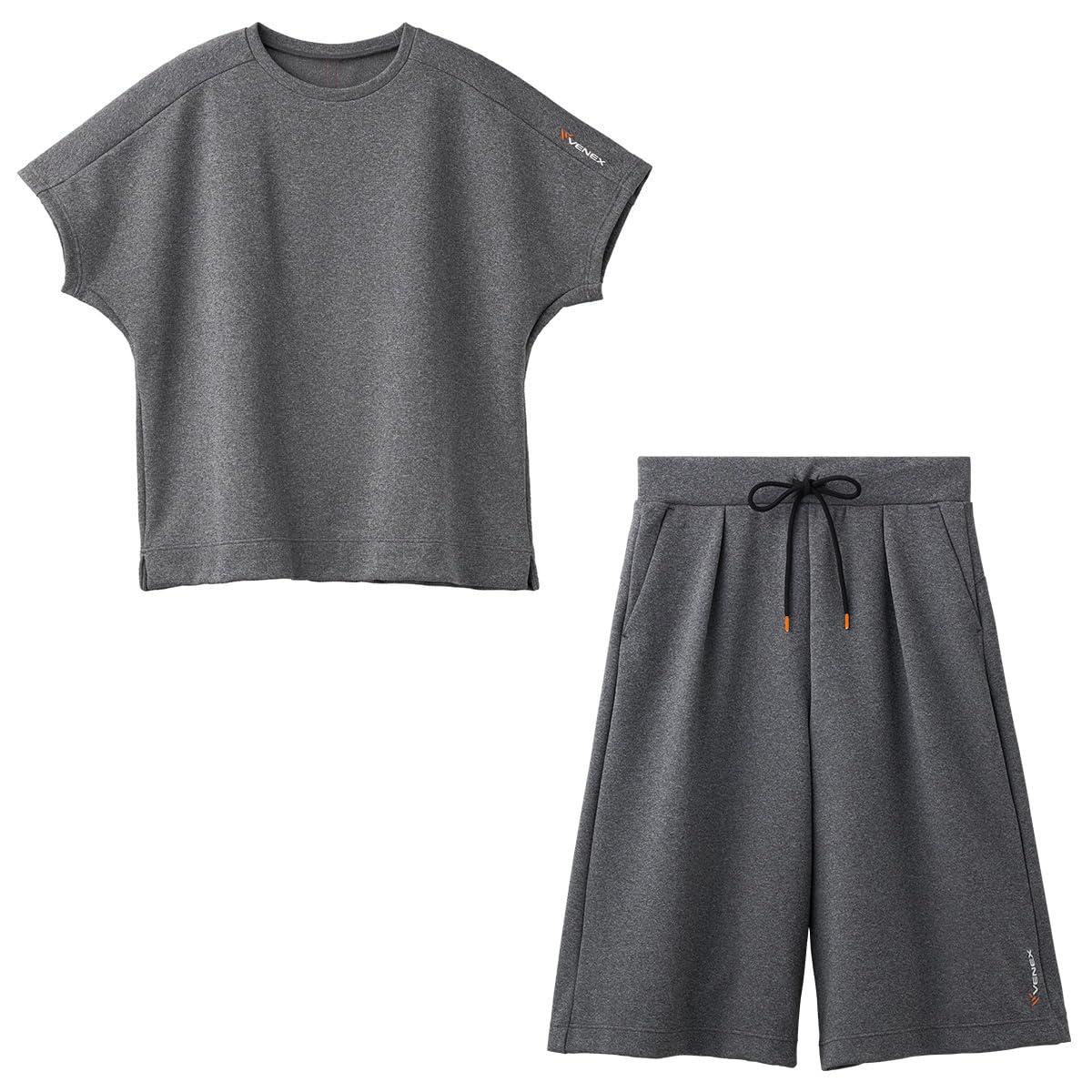 

Venex Recovery Move Футболка с коротким рукавом и брюки Меланж Размер Общее Медицинское изделие Восстанавливающая одежда Женский комплект, Серый, L,