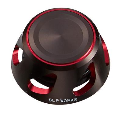 Daiwa SLP Works 22 SLPW Spinning Handle Cap, Small, Black/Red