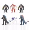 New Anime 6 Pcs/Set Godzilla VS King Kong 2 New Empire Monsters Movable Joints Action Figure PVC Model Doll Kids Birthday Toys