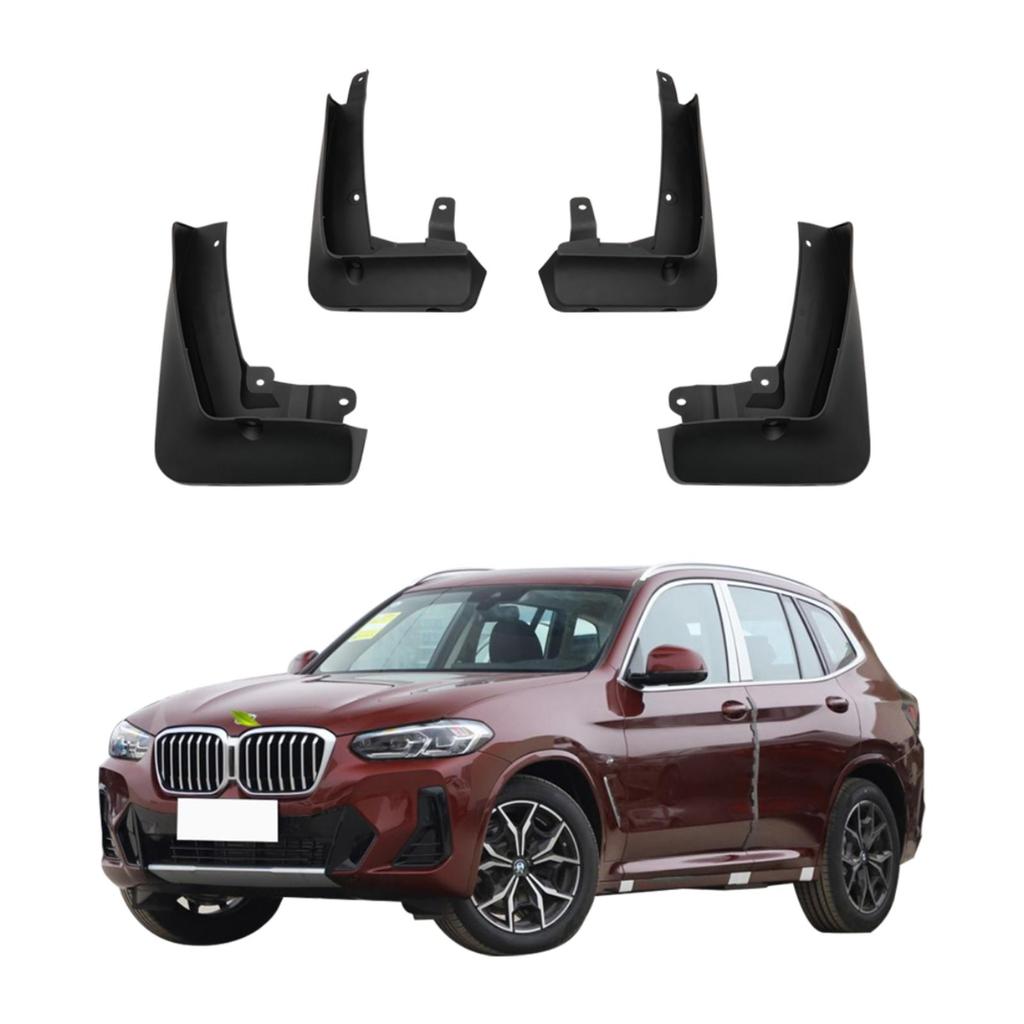 4PCS Car Mud flaps Splash Guards Mudguards Car Mud Flaps Compatible with BMW X4 M(Sport) 2019 2020 2021 2022 2023