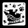 8 Stück/Set Weihnachts-Schablonen Wandmalerei Scrapbook Schablone Prägealbum Papierkarten Vorlagen DIY Geschenk Basteln Heimdekoration