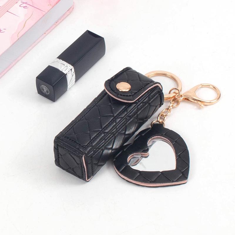 2025 Portable Lipstick Keychain: Mini Makeup Bag & Coin Purse