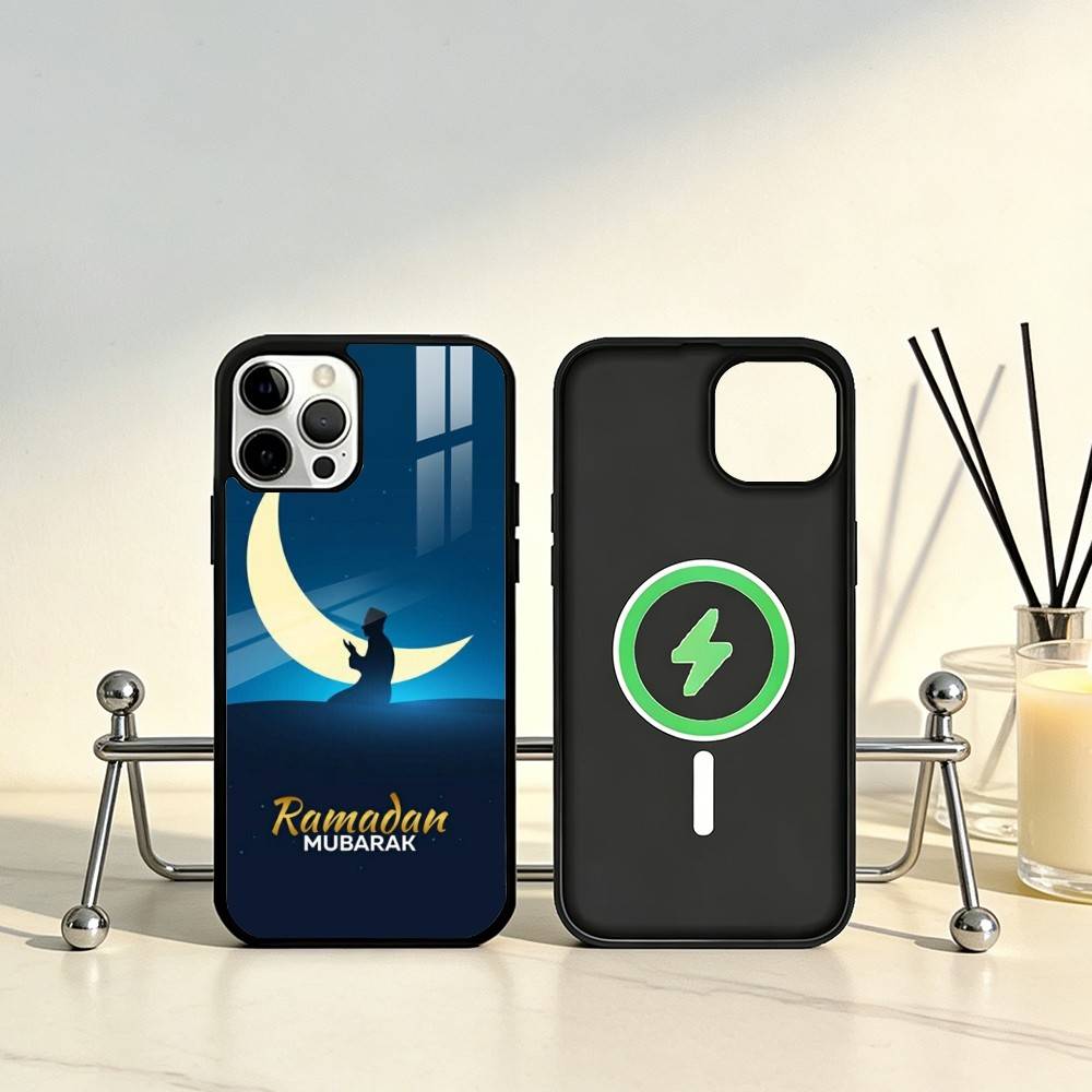 Eid Mubarak Ramadan Kareem Handyhülle Für iPhone17,16,15,14,13,12,11 Plus,Pro Max Magnetisch Für Magsafe Kabelloses Laden