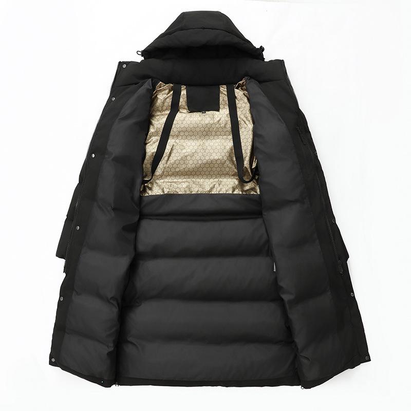 Unisex Mid-Length Down Jacket for All Ages - Ideal for Winter Sports & Activities