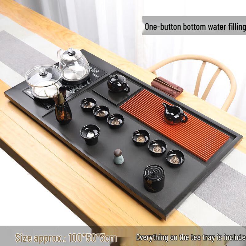 Chinese Style Bakelite & Glass Tea Set