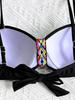2025 Modern Cross-back Hard Cup Bikini: European & American Style Sexy Split Swimwear