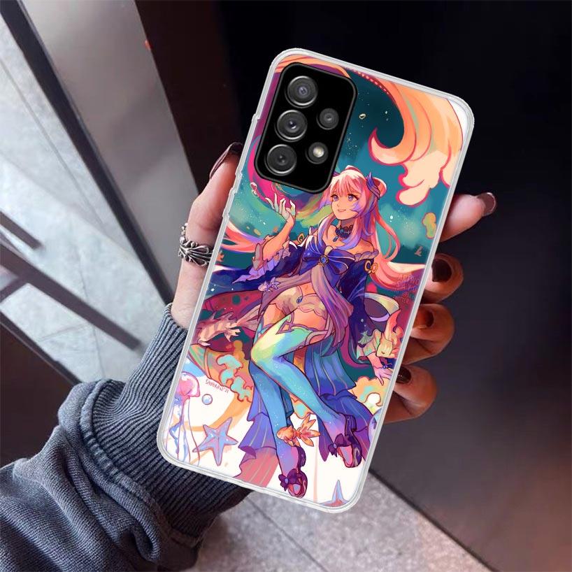 Genshin Impact Sangonomiya Kokomi Phone Case For Samsung Galaxy A17 A57 A37 A16 A26 A36 A56 A15 A25 A35 A55 A14 A13 A54 A53 A34