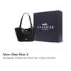 Coach Hadley Double Sided Leather Tote Bag, Shopping Bag, Handbag, Shoulder Bag Large Women's Black CAL17-IMBLK