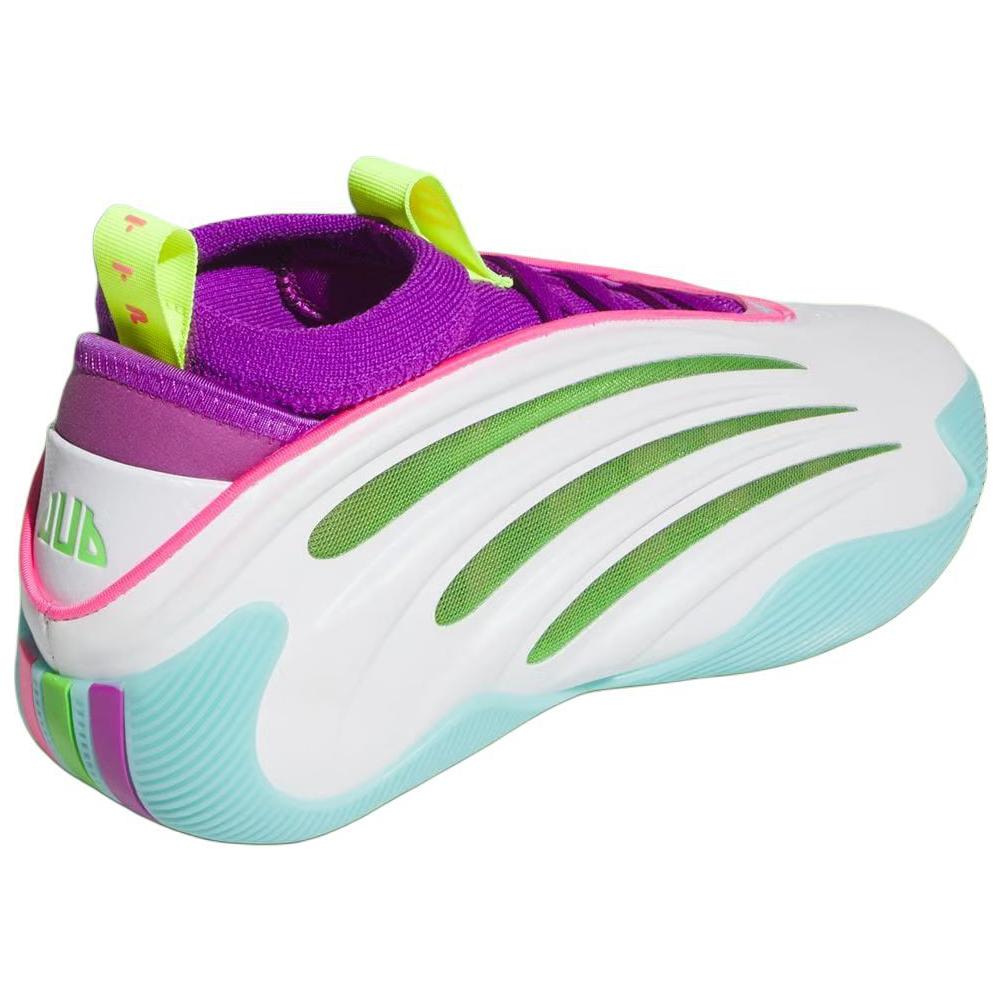 Jalen Williams x Adidas Harden Vol.9 Anti-Rutsch Abriebfest Mid-Top Basketballschuhe Unisex Weiße Blaue Sneaker JQ4003