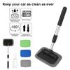 Windshield Cleaning Tool Windshield Cleaning Rod Automatic Window Cleaner With 4 Reusable Cloth Pads Car Cleaning Accessories